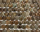 Green Snakeskin Puff Square 15mm