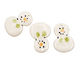Jangles Ceramic Snowman w/ Lime Pendant 26x36mm