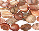Banded Red Agate Freeform Pieces Graduated 29-50x20x44mm