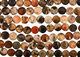 Red Silver Leaf Puff Coin 14mm
