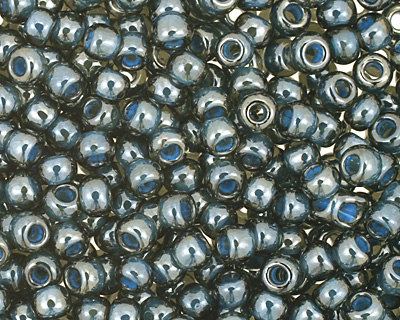 TOHO Transparent Lustered Emerald Green (with Transparent Lustered Denim Blue Lining) Round 11/0 Seed Bead