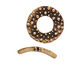 Saki Bronze Bumpy Toggle Clasp 34mm, 36mm bar