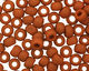 TOHO Opaque Frosted Terra Cotta Round 8/0 Seed Bead
