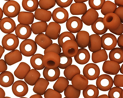 TOHO Opaque Frosted Terra Cotta Round 8/0 Seed Bead