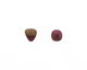 Humble Beads Polymer Clay Purple Acorn 13-14x11-13mm