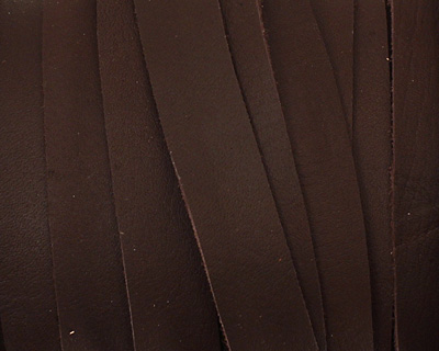 Chocolate Deertan Leather Lace 10mm
