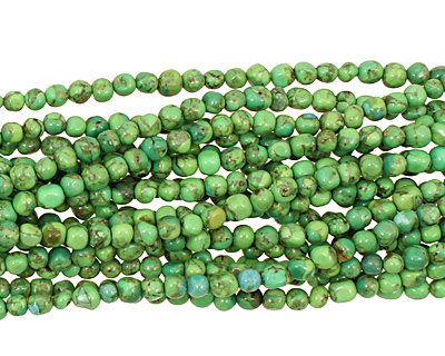 Apple Green Turquoise (reconstructed) Nugget 4-5mm