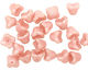 Czech Glass Luster Pink Bellflower 6x7mm