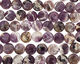 Dogtooth Amethyst Puff Coin 18mm