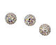 Crystal AB Pave Round 10mm (1.5mm hole)