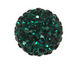 Emerald Pave Round 10mm (1.5mm hole)