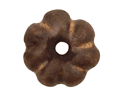 Gaea Ceramic Cream on Chocolate Lantern 9x15-16mm