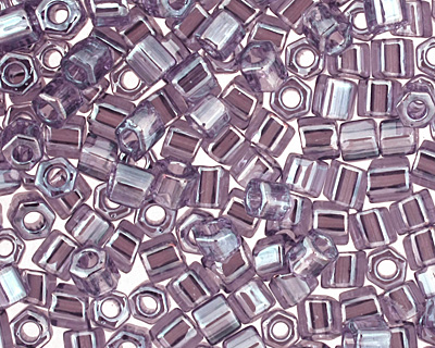 TOHO Transparent Lustered Sugar Plum Hex 11/0 Seed Bead