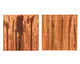 Lillypilly Enchantment Bamboo Embossed Patina Copper Sheet 3"x3", 36 gauge