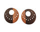 Wood Gypsy Hoop Pendant 48mm