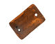 Earthenwood Studio Ceramic Single Bolted Lumber Link 24-26x17mm