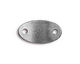 TierraCast Antique Pewter (plated) Rock & Roll Oval Link 25x13mm