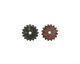 C-Koop Enameled Metal Steel Gray Small Closed Gear 16mm
