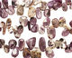 Dogtooth Amethyst Flat Polished Pebble Drop Graduated 8-24x10-39mm