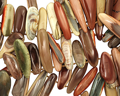 Imperial Jasper Freeform Drop 10-14x26-42mm