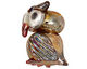 Unicorne Beads Orange Sea Owl 23x18mm