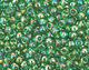 TOHO Transparent Rainbow Grass Green Round 11/0 Seed Bead