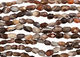 Botswana Agate (rich color) Elongated Faceted Nugget 12-22x9-15mm