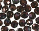 Czech Fire Polished Glass Luster Metallic Amethyst Round 4mm