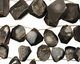 Black Druzy Freefrom Nugget 19-33x24-34mm