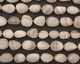 White Agate (banded) Faceted Nugget 20-26x13-19mm
