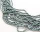 Slate Shell Pearl Round 4mm