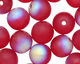 Czech Glass Matte Garnet AB Round 6mm