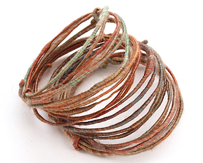 Autumn Silk WoolyWire 24 gauge, 3 feet
