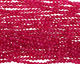Ruby Red Agate Faceted Round 4mm