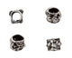 Rustic Charms Sterling Silver Smaller Tube w/ Bail 5x10mm