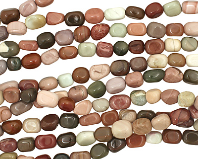 Imperial Jasper Tumbled Nugget 9-10x7-9mm