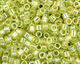 TOHO Transparent Rainbow Lime Green Treasure #1 Seed Bead