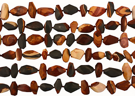 Wonder Stone Side Faceted Nugget 9-16x10-16mm