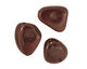 Tagua Nut Espresso Banana Chip 22-29x16-22mm