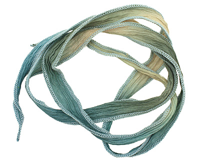 Spring Fling Hand Dyed 100% Silk Ribbon 1/2