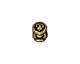 TierraCast Antique Brass (plated) Lion Euro 9x11mm