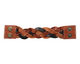 Multi Leather Braided Cuff 1 3/4"