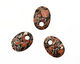 Shell Mosaic Oval Pendant 27x36mm