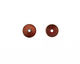 C-Koop Enameled Metal Ruby Red Chip 3-4x12-13mm