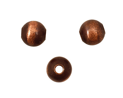 Missficklemedia Patinated Antiqued Smooth Round 8mm