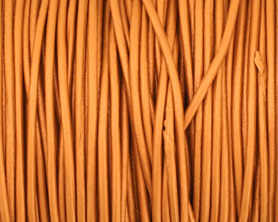 Dusty Brown (metallic) Round Leather Cord 1.5mm