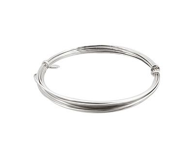 German Style Wire Silver (plated) Square 20 gauge, 2 meters