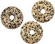 Dalmatian Jasper Donut 40mm