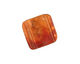 Patricia Healey Copper Square w/ Rope Spiral 2 Hole Bead 18mm