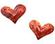 Patricia Healey Copper Dot Edged Puff Heart Pendant 32x23mm